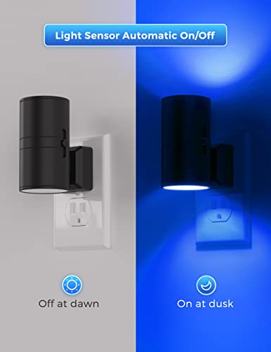 LED Night Light Plug in, Dusk to Dawn Sensor, Dimmable, 2 Pack E850551