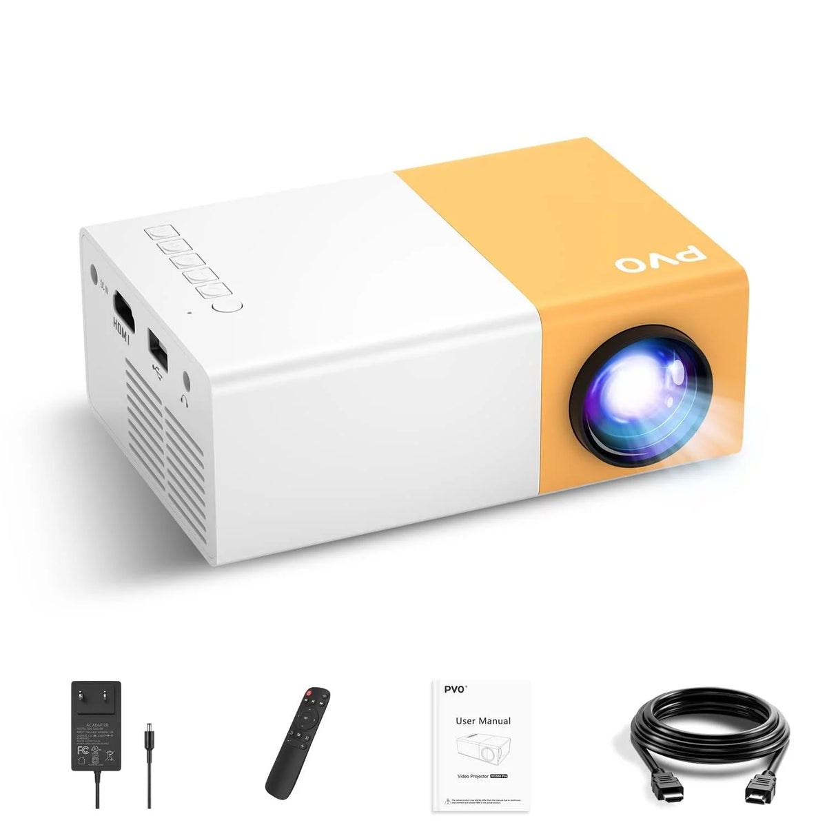 Mini Portable LED Projector with USB and Remote Control G2775