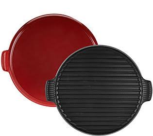 Cerise Round Cast Iron Grill B604