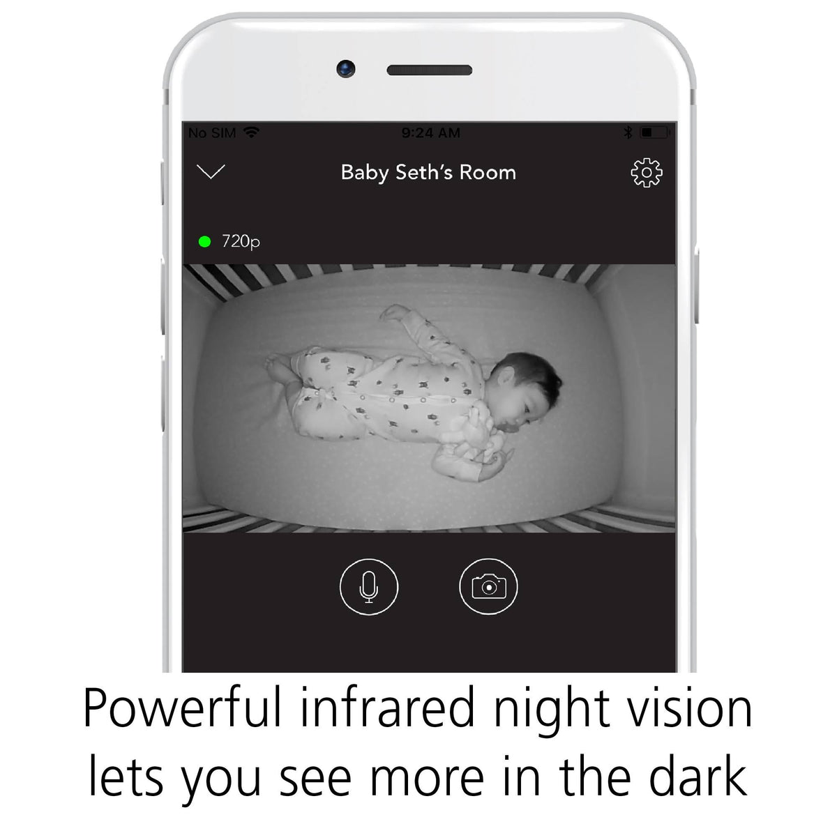 HD WiFi Baby Monitor J801095