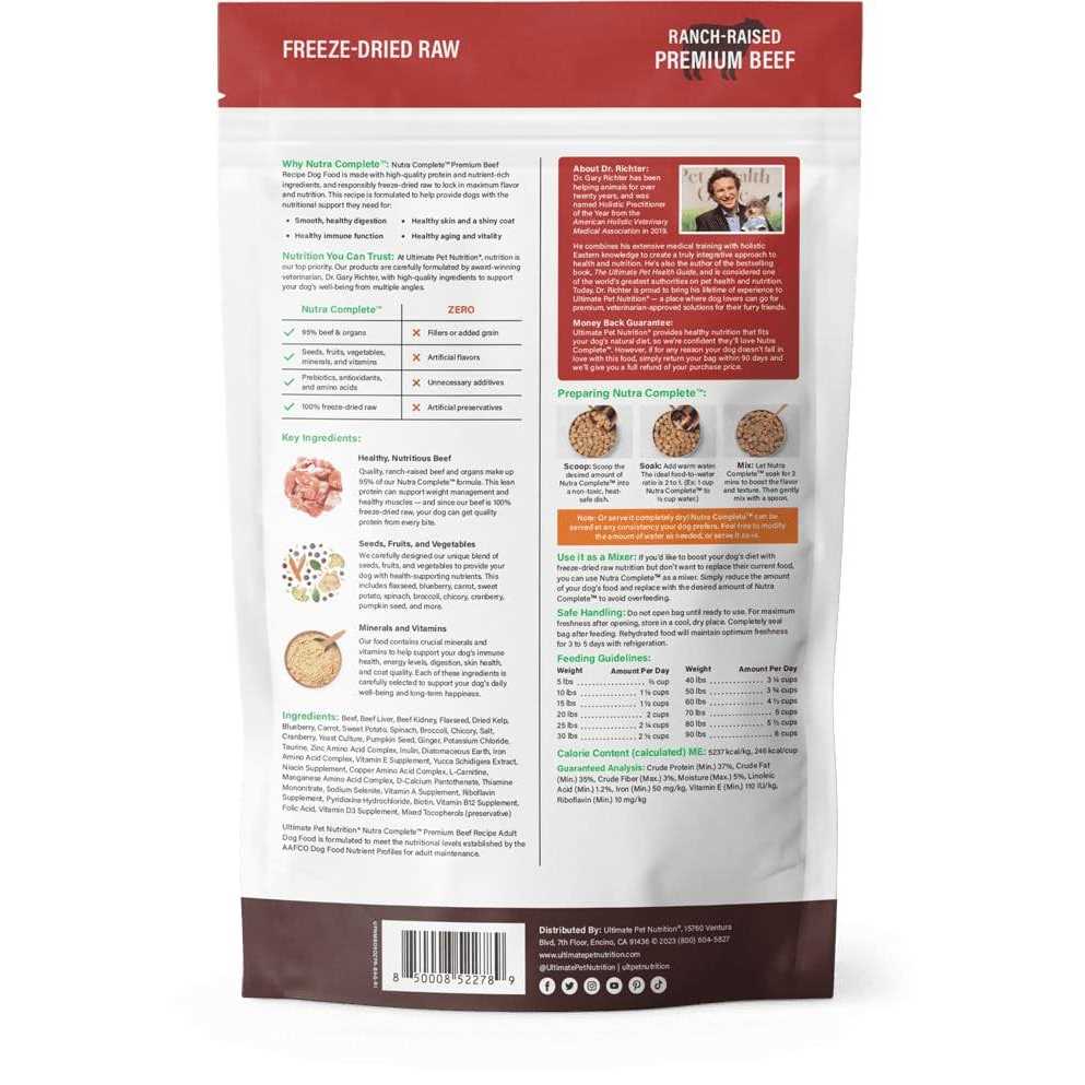 Freeze Dried Beef Dog Food B984542