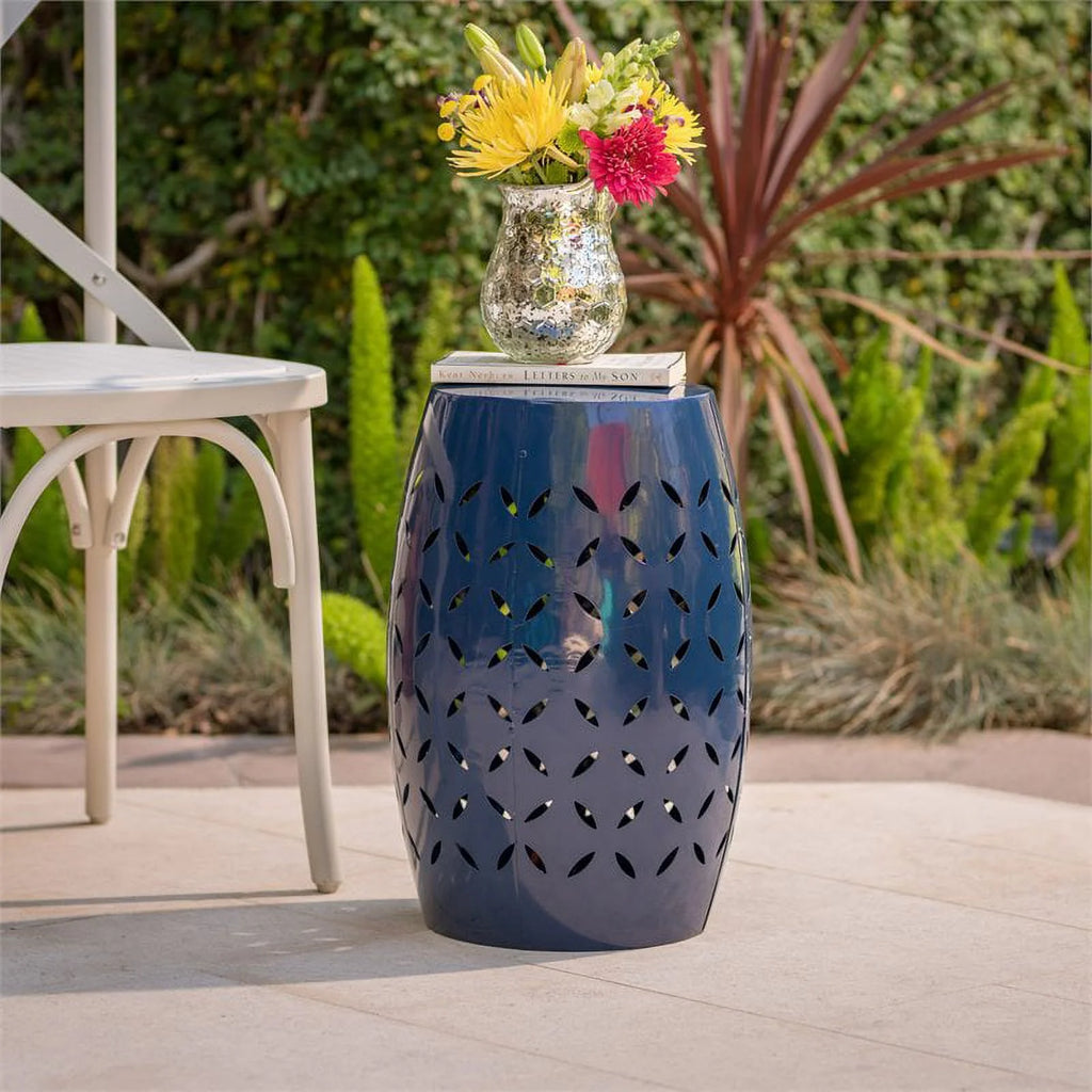 12" Iron Outdoor Side Table M69305