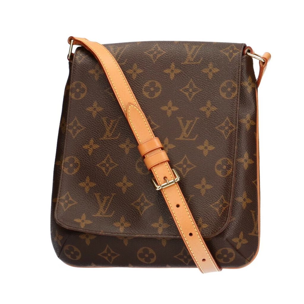 Brown Canvas Shoulder Bag R6048