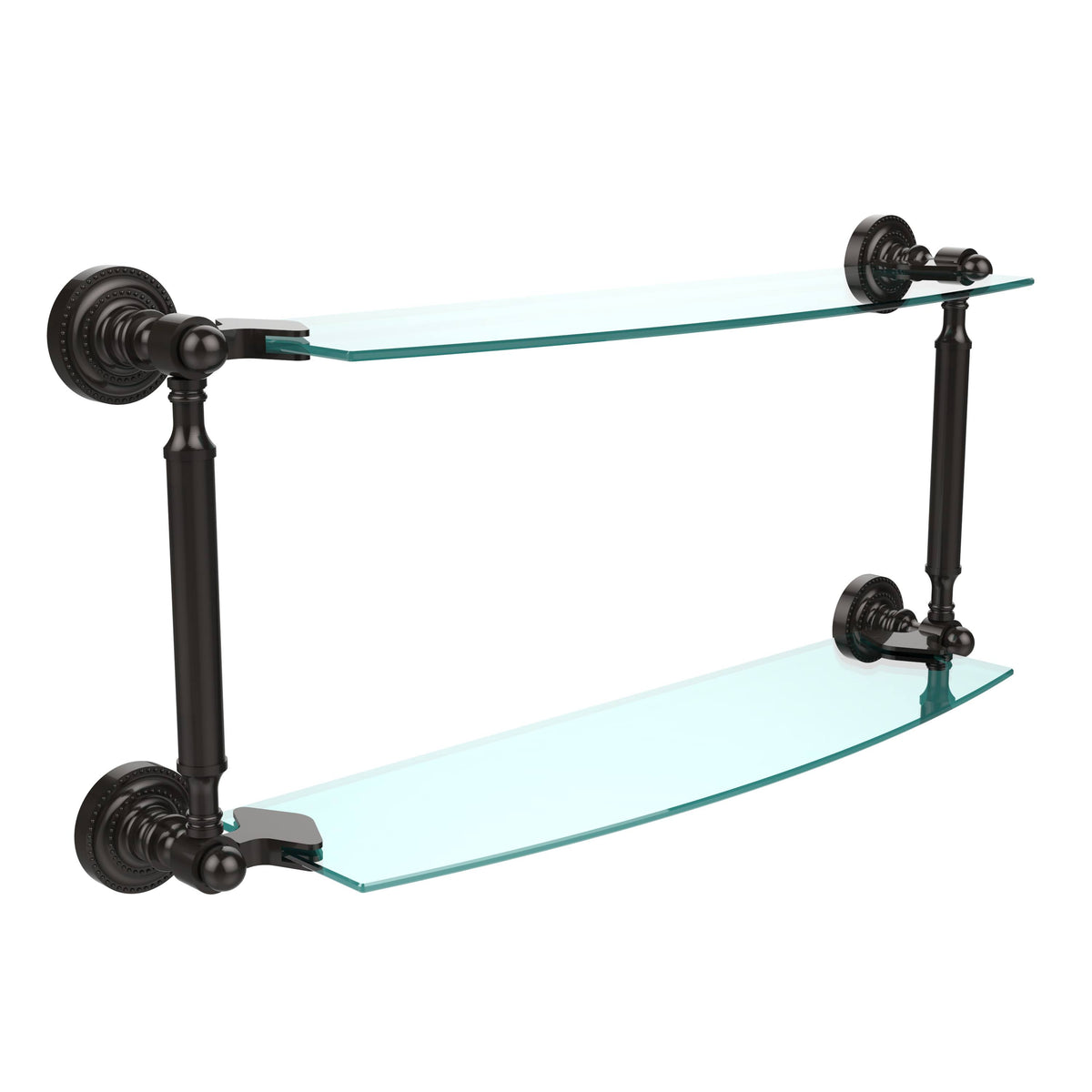 18x22 Two Tiered Glass Shelf Oil Rubbed Bronze G525384