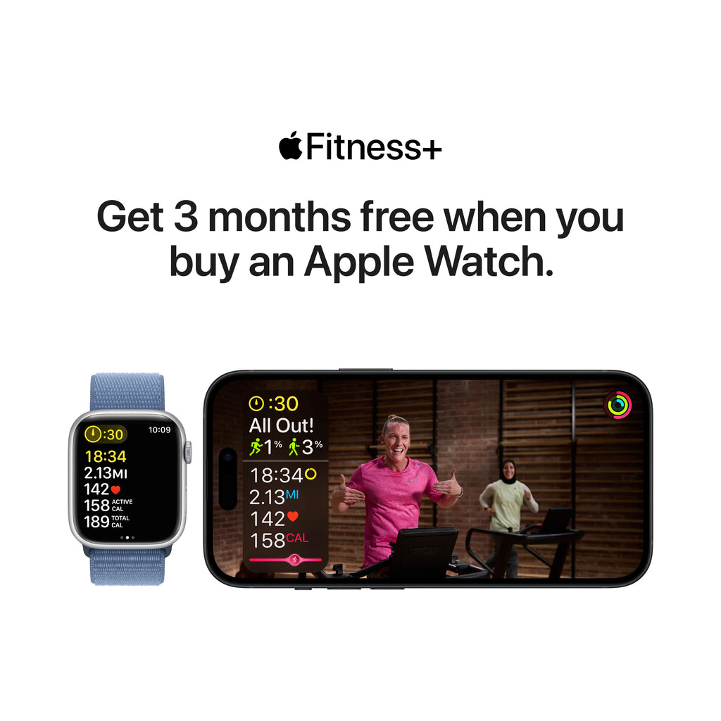 Starlight Aluminum Case Apple Watch SE GPS 44mm with Starlight Sport Band D330