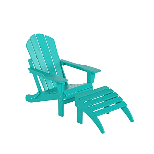 Teak Adirondack Chair Ottoman Set of 2 PCS O560