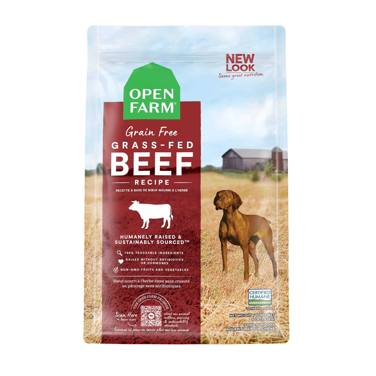 Grass Fed Beef Grain Free Dry Dog Food K78011