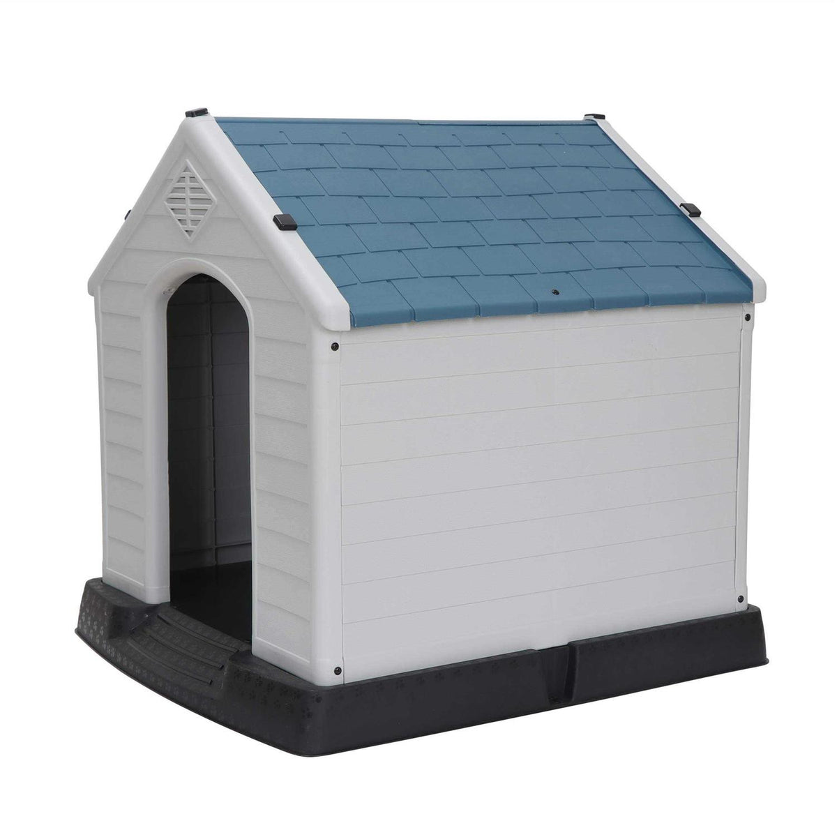 Plastic Dog Kennel with Air Vents and Elevated Floor U7586