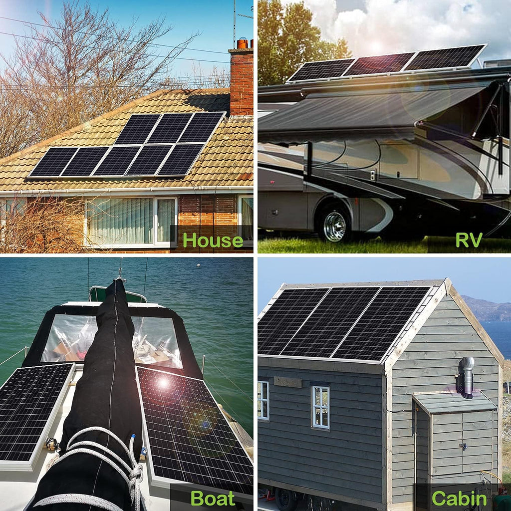 100 Watt 12 Volt Monocrystalline Solar Panel Starter Kit L76521