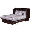 Queen Murphy Bed Chest in Espresso U71138