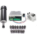 500W Air Cooled CNC Spindle Motor with 52mm Clamps and ER11 L6577