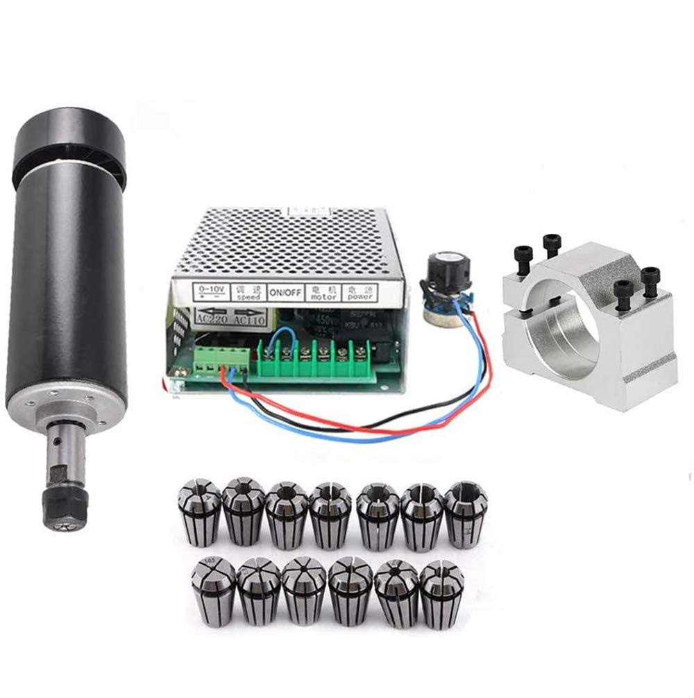 500W Air Cooled CNC Spindle Motor with 52mm Clamps and ER11 L6577