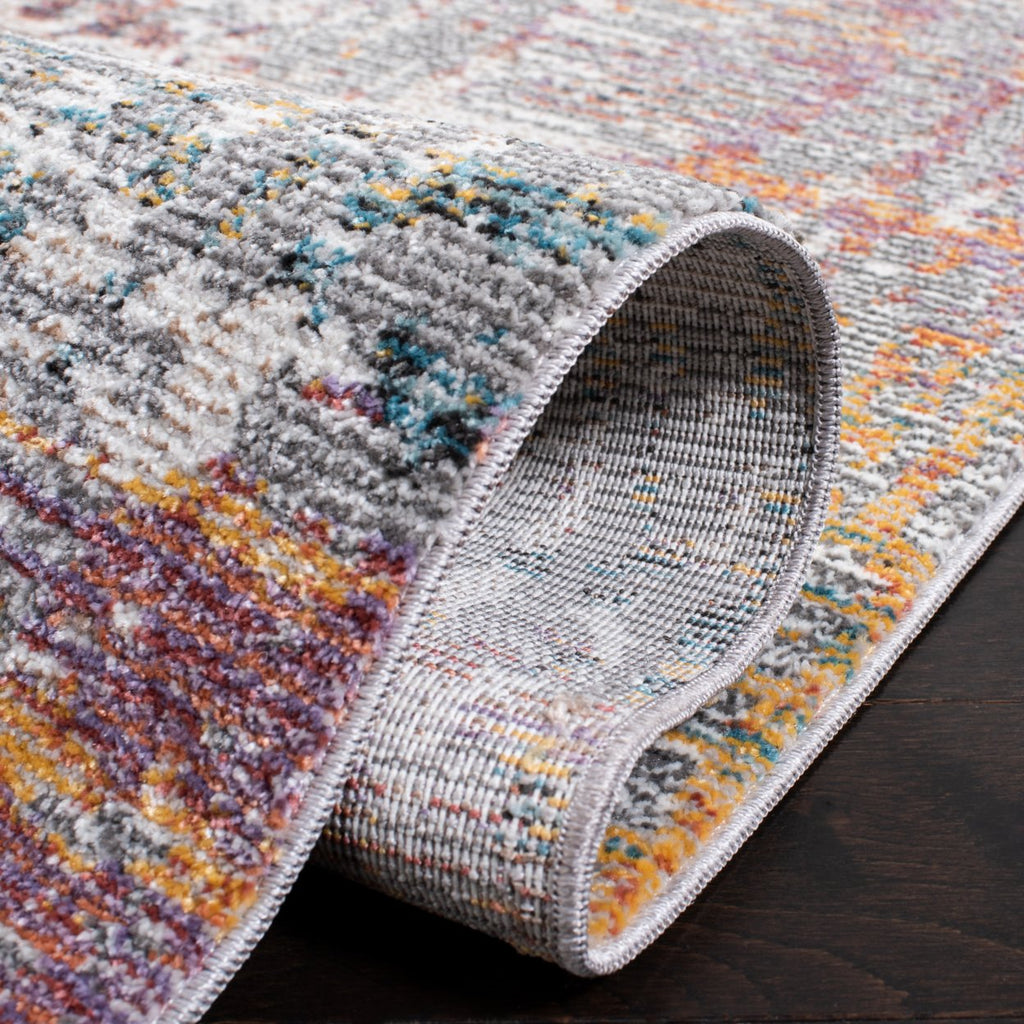 Beige/Rust Rug A3142