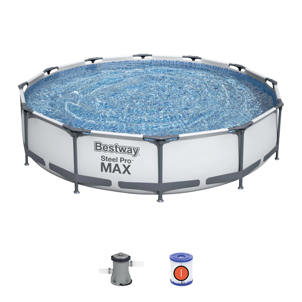 Steel Pro Max Swimming Pool Set with Filter Pump G437182