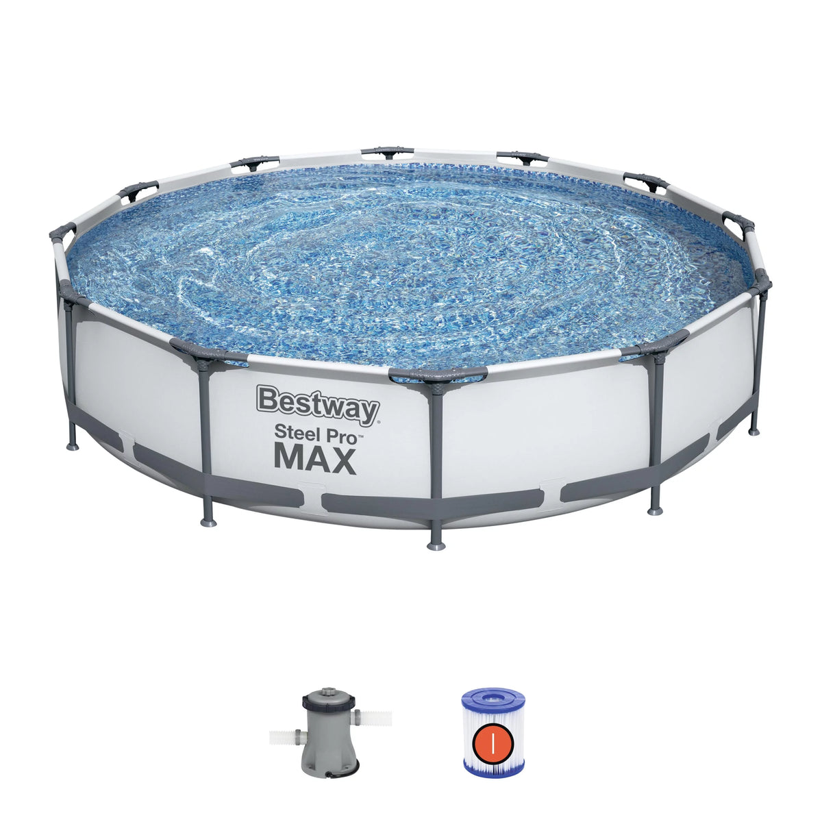 Steel Pro Max Swimming Pool Set with Filter Pump G437182