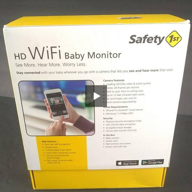 HD WiFi Baby Monitor J801095