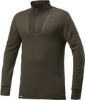 Pine Green XXL Zip Turtleneck P1386