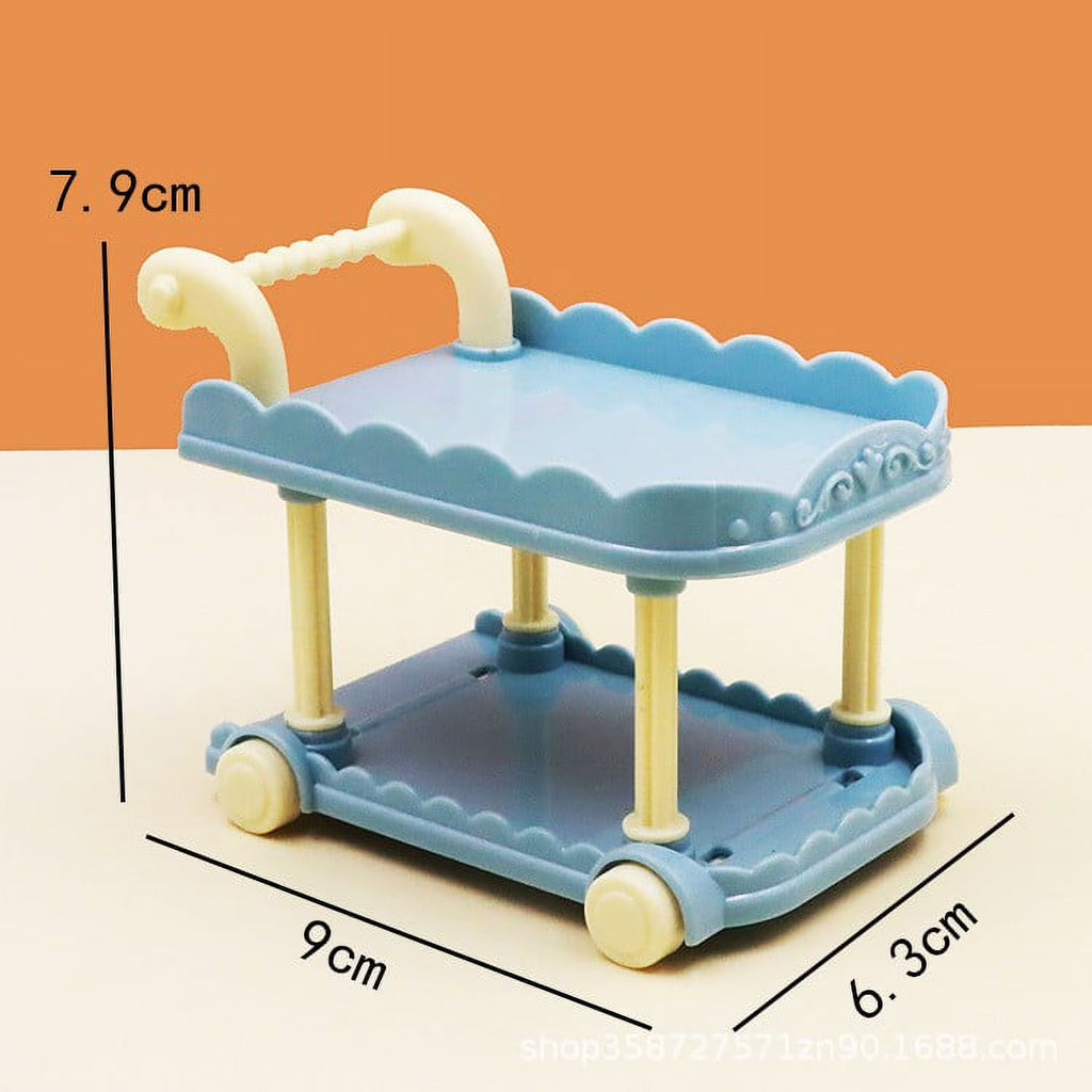 Tabletop Miniature Kitchen Cart Dollies L65265