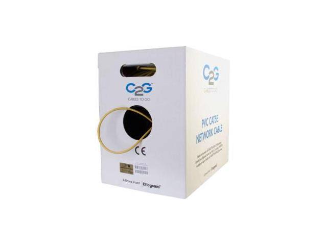 Bulk Cable CAT 5e UTP 1000 ft Yellow Z1178