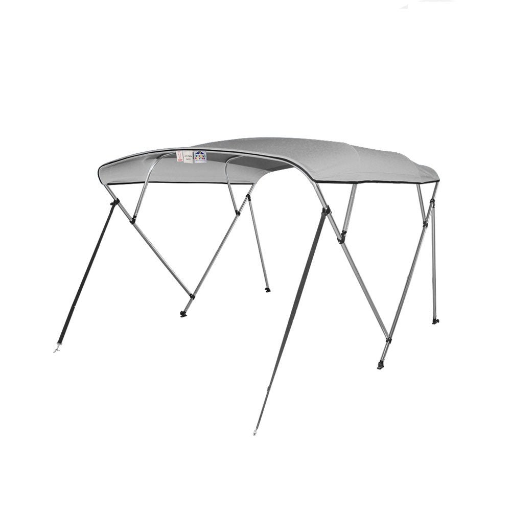 Gray 4 Bow Pontoon Bimini Top Boat Cover O103