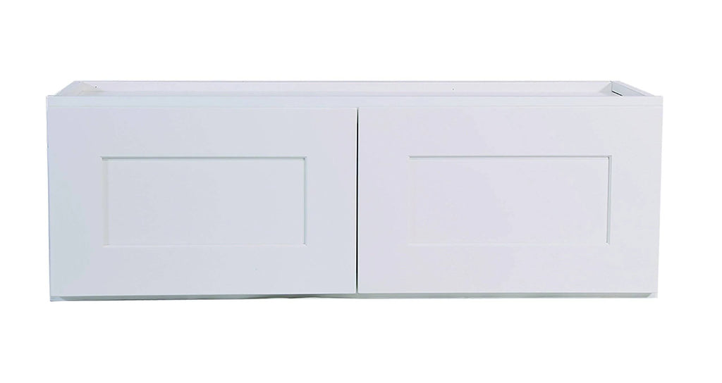 White Shaker Corner Wall Cabinet U955356