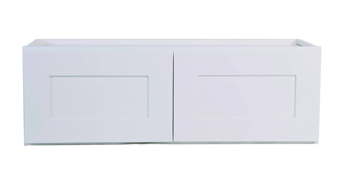 White Shaker Corner Wall Cabinet U955356