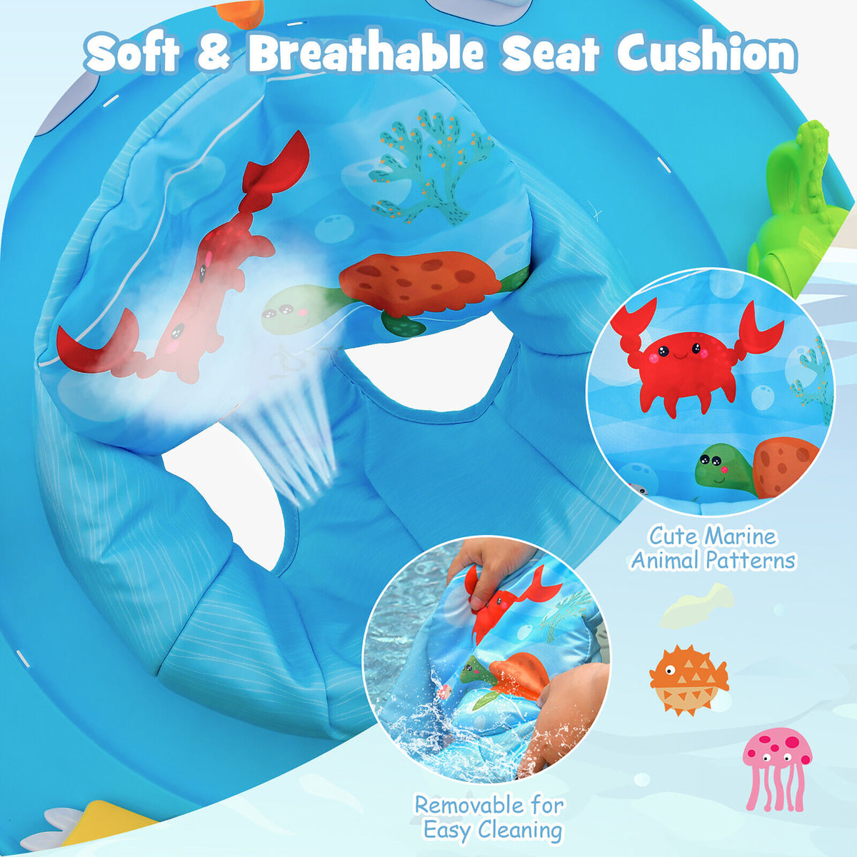 Underwater World Themed Baby Bouncer Z327559