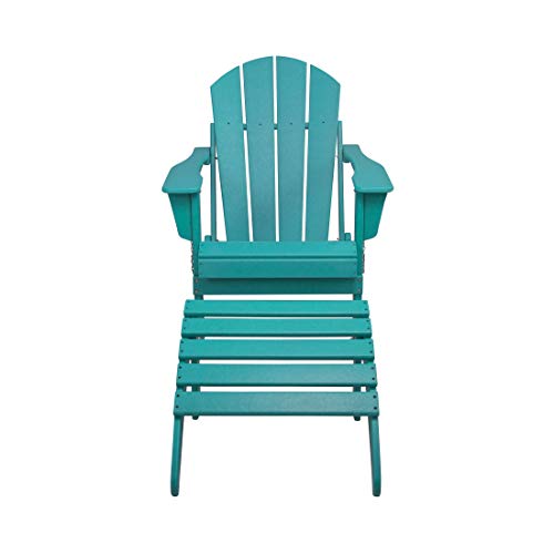 Teak Adirondack Chair Ottoman Set of 2 PCS O560