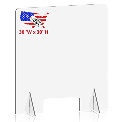 Clear Acrylic Shield (30"W x 30" H) F4190