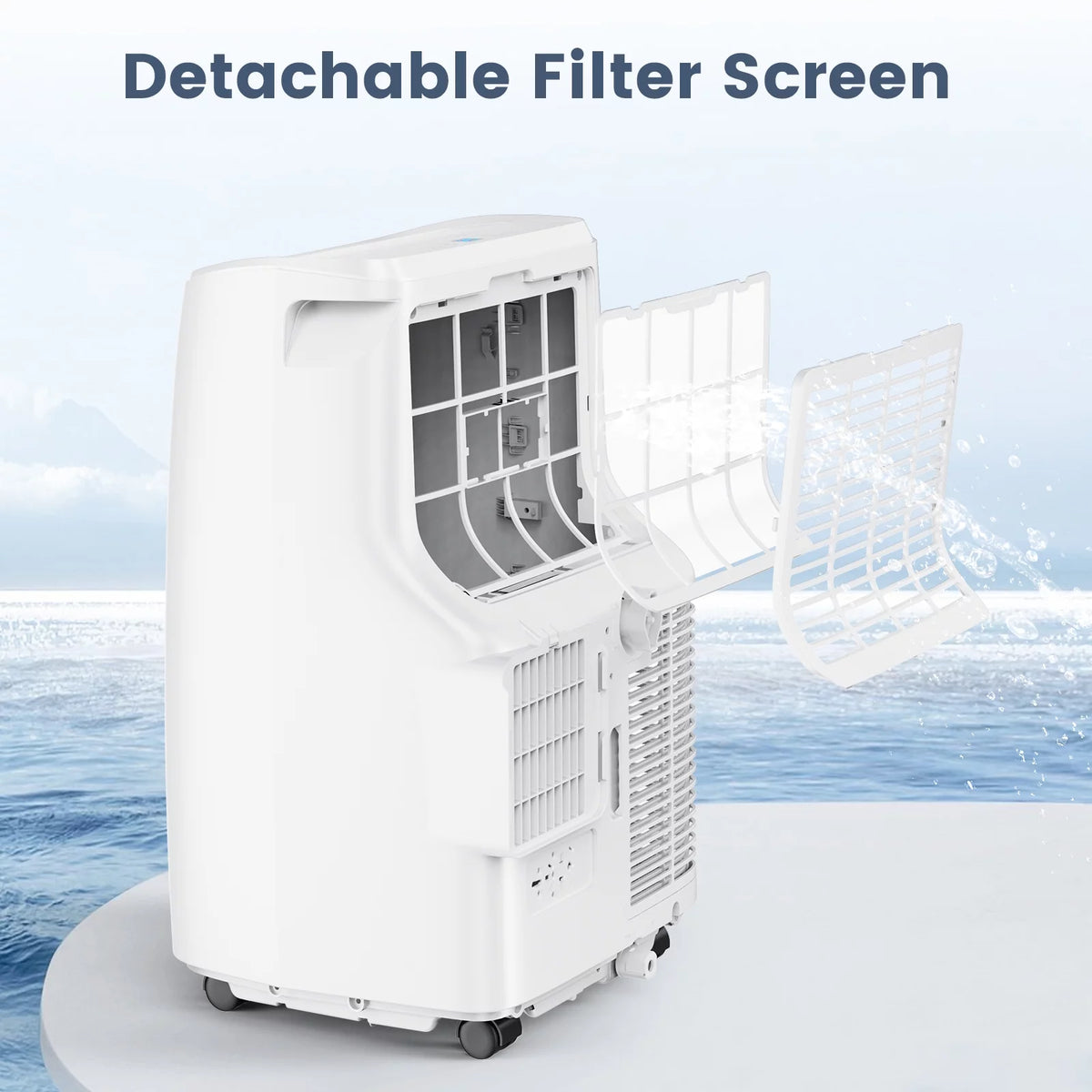 10200BTU Portable Air Conditioner with Remote Control W2495