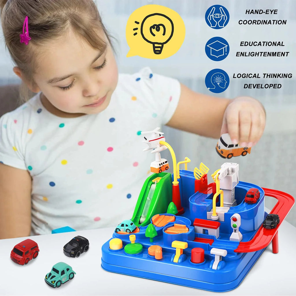 Race Tracks Car Toys STEM Track Adventure Educational Toys for Toddlers 3 4 5 6 7 8 Year Old Boys Girls F6203