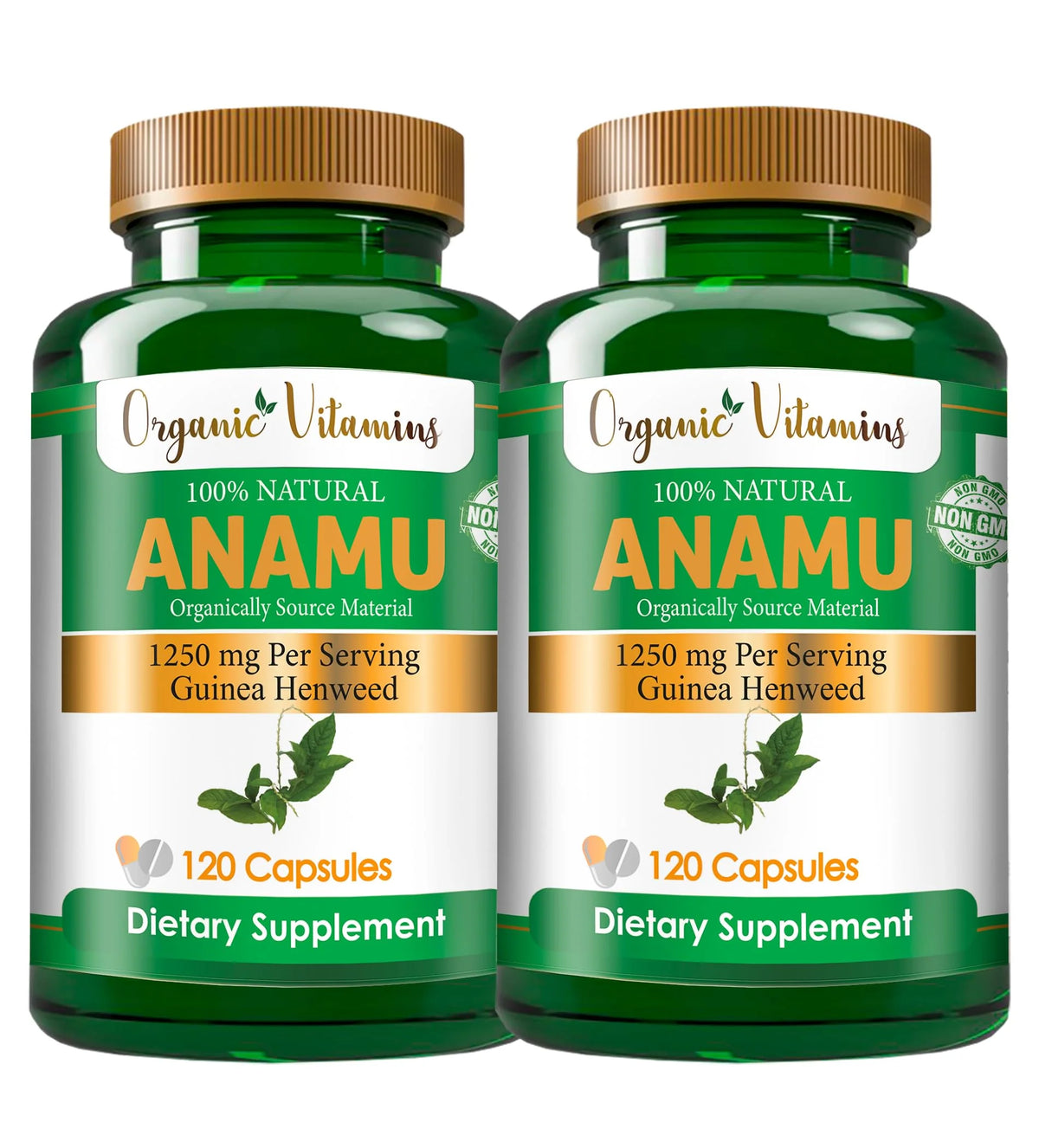 Anamu 1250mg Organic 240 Capsules C32974