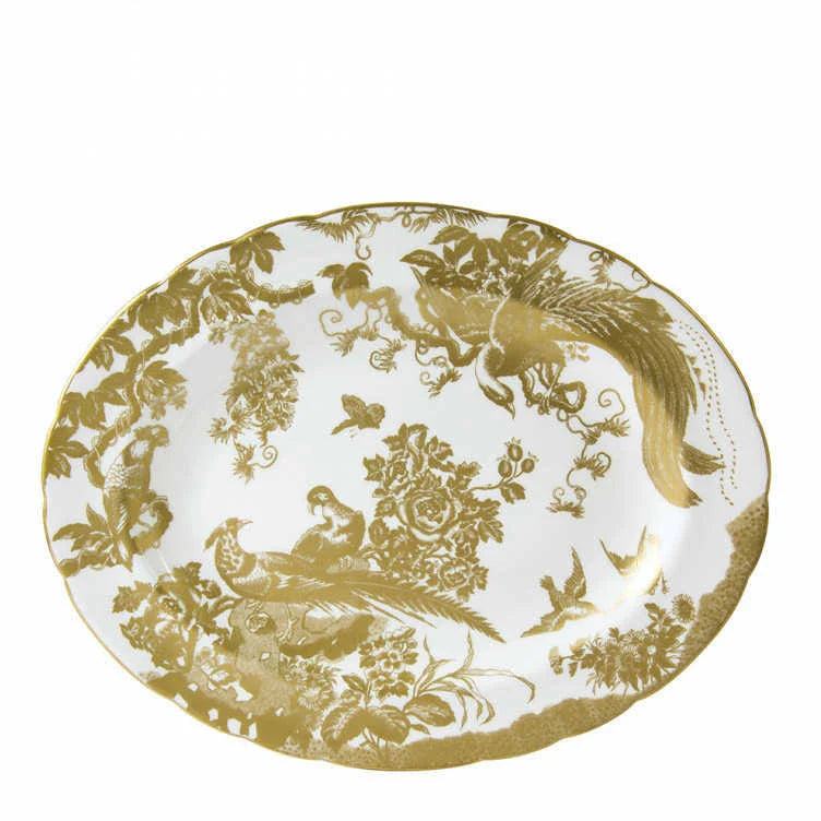 Gold Aves Medium Platter W486865