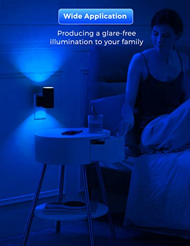 LED Night Light Plug in, Dusk to Dawn Sensor, Dimmable, 2 Pack E850551
