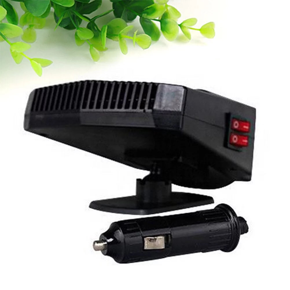 12V 200W Demister Defrosting Electric Heater Fan (Black) U667505