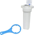 Exterior Filter System Single Housing with Carbon Block Cartridge Pack of 2 Q369