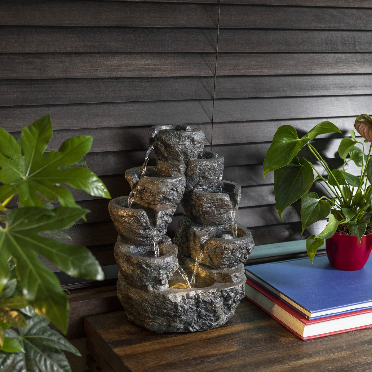 14" 5-Tiered Indoor/Outdoor Tabletop Fountain O5437