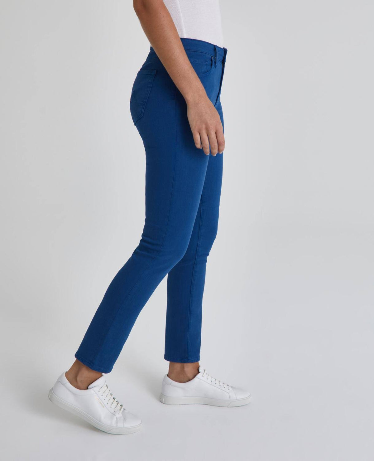 Ankle Jeans in Hi-White Mariner Storm C206