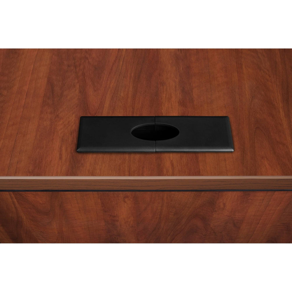 Mahogany Single Pedestal Corner Credenza J292614