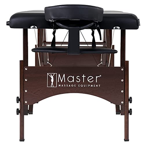 28" Portable Massage Table with Walnut Legs Q2960