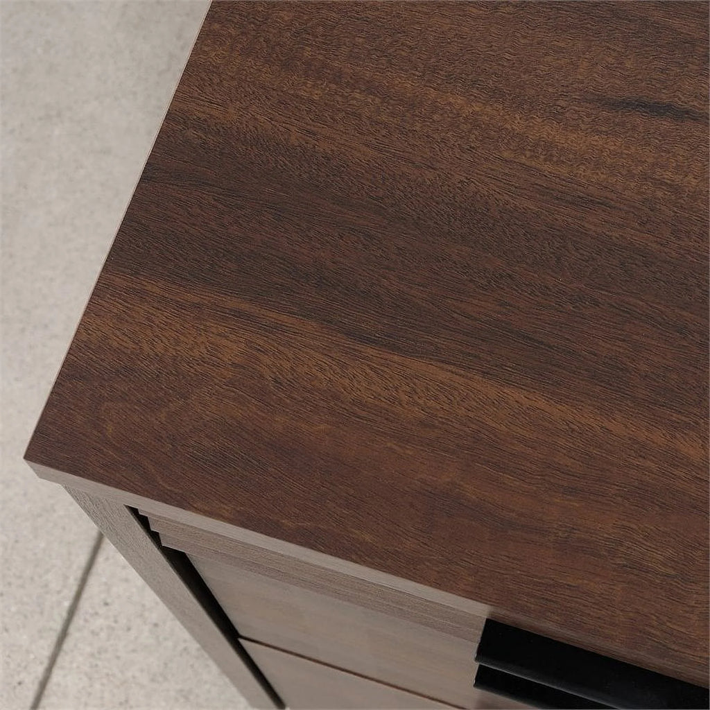 3-Piece Credenza Desk & Hutch & Utility Stand Y54418
