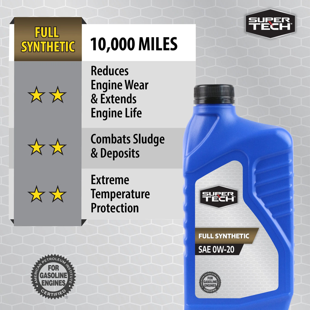 Full Synthetic SAE 0W-20 Motor Oil, 1 Quart A103858