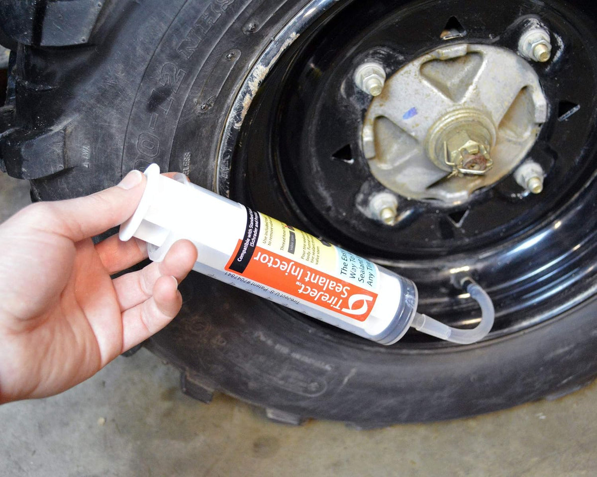 5-in-1 Flat Tire Protection Kit with Sealant Injector, Pack of 2 F2321