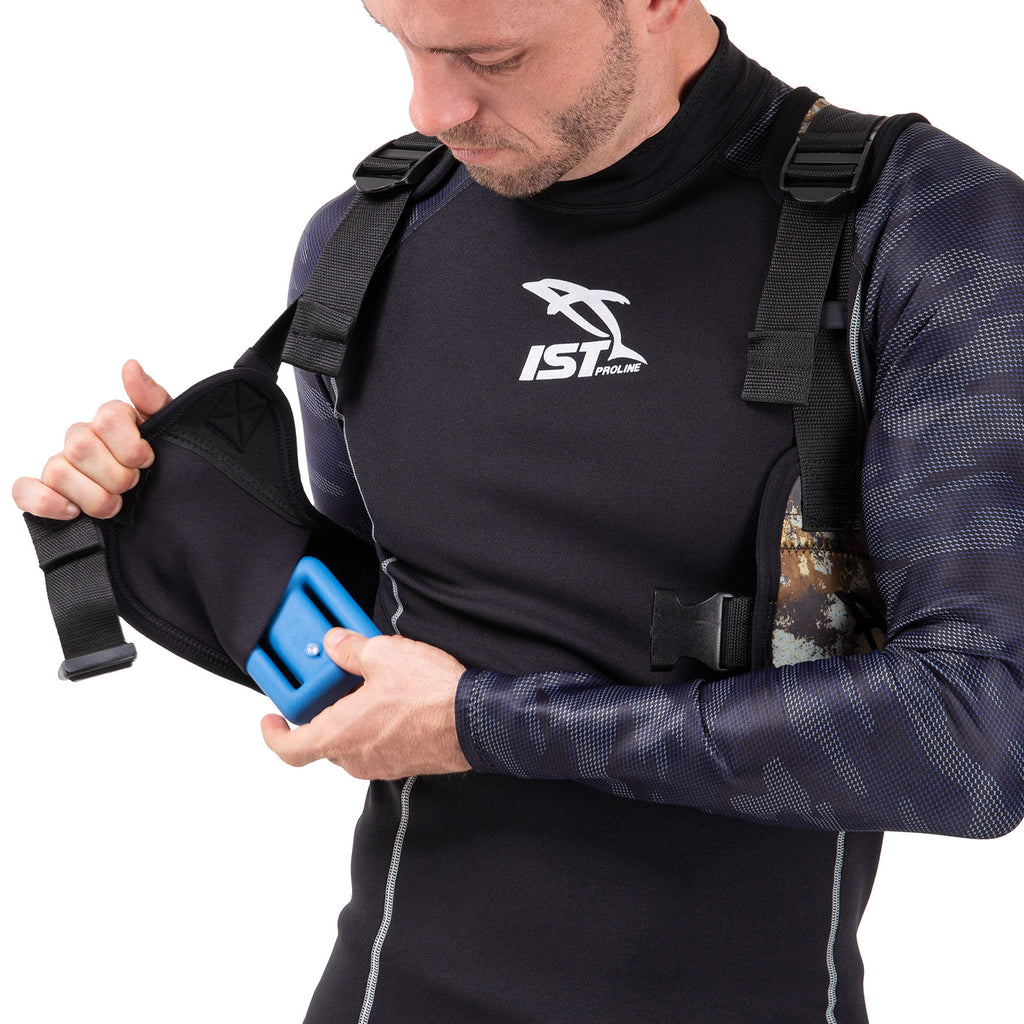 Camouflage Brown Large Diving Weight Vest F1730
