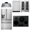30 Induction Cooktop, Range Hood, Refrigerator, Dishwasher, Wine Cooler N739386