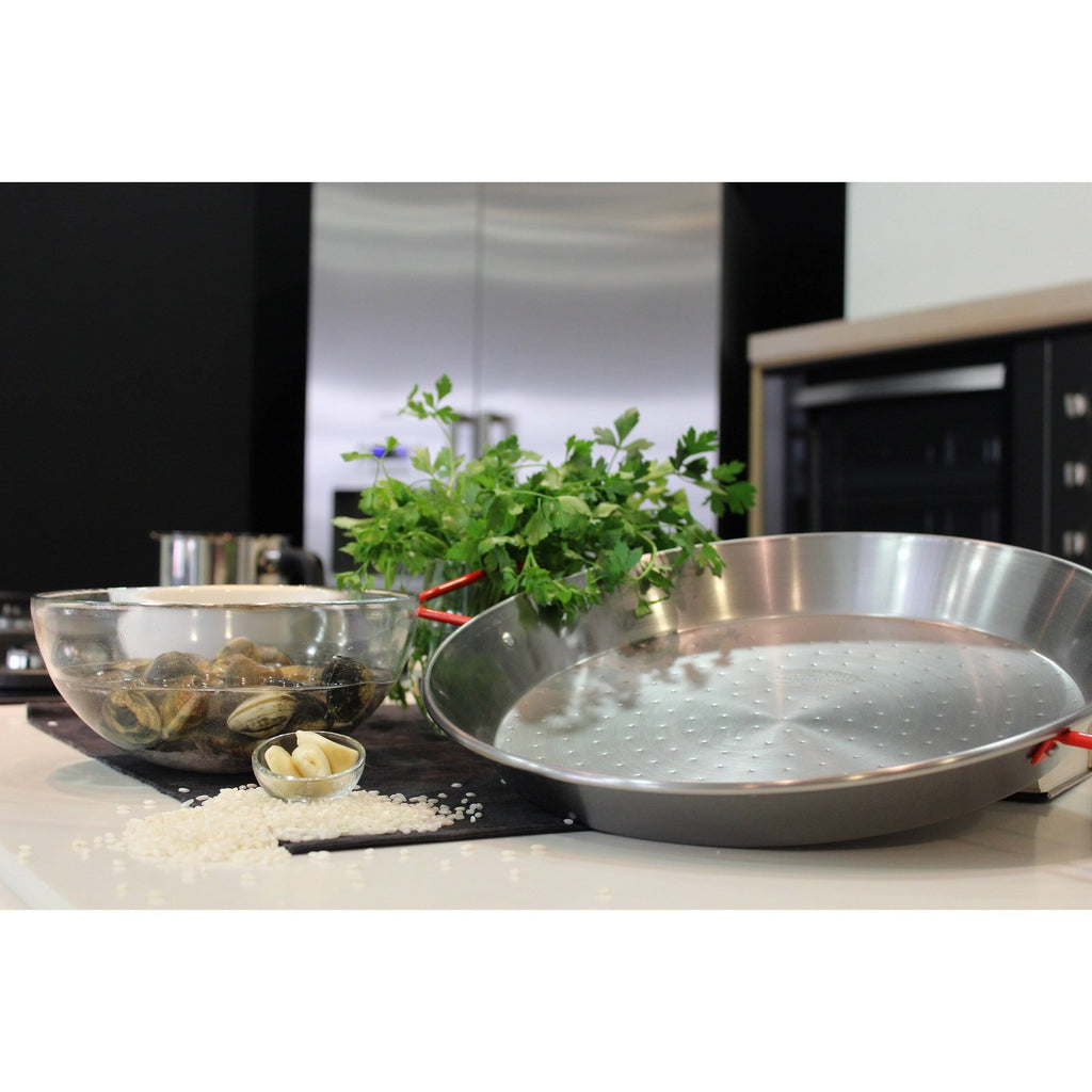 32x22 Carbon on Steel Paella Pan T8753