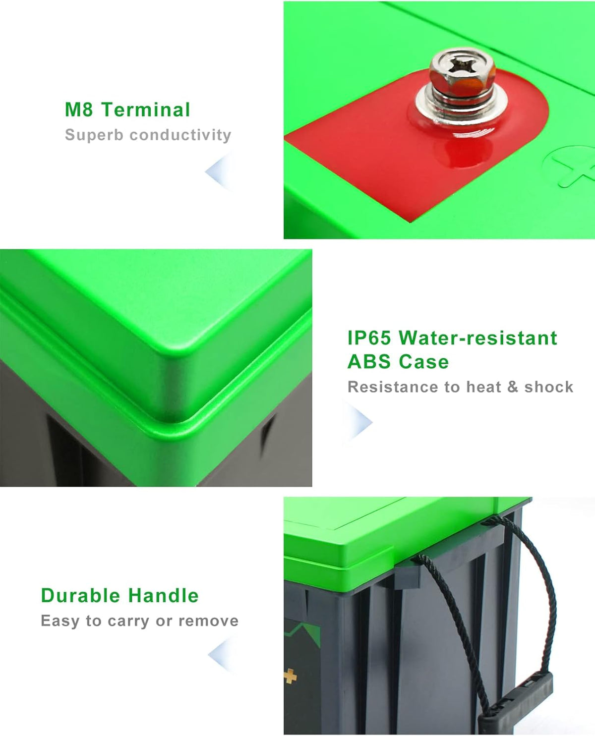 12V 6Ah Lithium Iron Phosphate Rechargeable Battery I40486