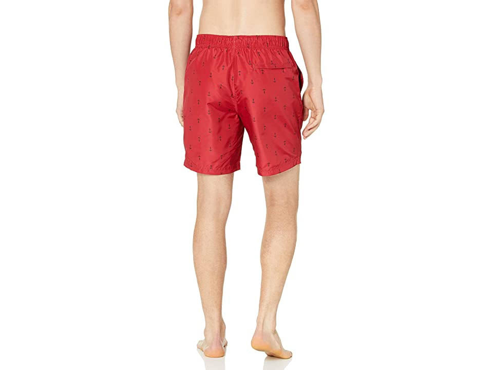Quick Dry Anchor Print Swim Trunk M635