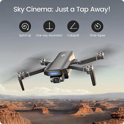 GPS Drone with 4K UHD Camera, Foldable FPV RC Quadcopter with Brushless Motor W174619