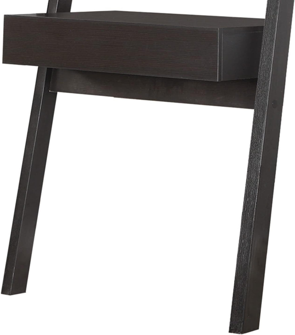 Brown Wall Leaning Ladder Writing Desk B94662